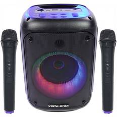 Karaoke Vocal-Star VS-275BT Portable Bluetooth Karaoke Machine 2 Mics