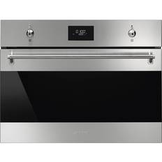 Smeg Fritstående Mikrobølgeovne Smeg Classic SO4301M1X Black, Grey, Stainless Steel