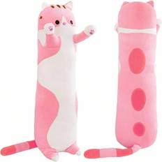 Shein 2 Sizes Cute Soft Long Cat Plush Toy Office Nap Pillow Pillow Home Decoration Gift Gift Decoration