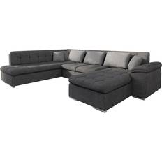 Mirjan24 Wohnlandschaft Graphit Sofa