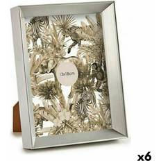 Glass Photo Frames Gift Decor Silver Plastic Glass Photo Frame