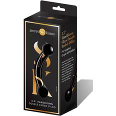 Sexleksaker Secret Kisses 5.5 Inch Handblown Glass Double Ended Dildo