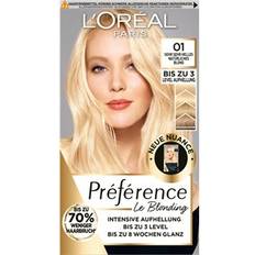 L'Oréal Paris Permanente Haarfarbe zum Blondieren der Haare, Haarfärbeset Blonding, helles natürliches