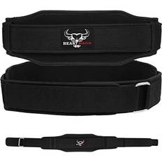 Fitness Weight Lifting Belt Double Strength 5.5 Padded Neoprene Back Gym Bodybuilding Deadlifts Lifting Exercise Fitness Workout Belts Men Women Lumbar