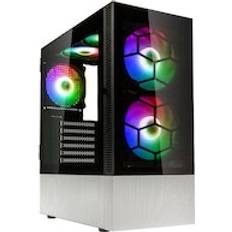 Kolink Observatory MX Glass ARGB Midi Tower Case - Black/White