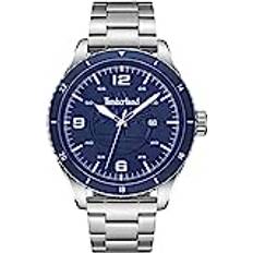 Timberland Klockor Timberland Analog kvartsklocka för män med rostfritt TDWGH0010504, silver, Modern