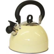 Stainless Steel Whistling Kettle Cream