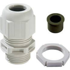 Wiska SPRINT GLP20 and RDE Cable Gland with reduction sealing insert & locknut Grey Gland Pack Grey 10100635 10 Pack