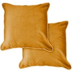 New Edge Blinds Plush Velvet Soft Touch Cushion Cover Orange