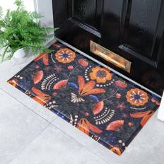 Polyamide Carpets & Rugs Artsy Doormats Nordic Leaf Multicolour cm