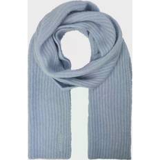 Mos Mosh Dame Tilbehør Mos Mosh MMLora Knit Scarf Tørkl�æde Cashmere Blue