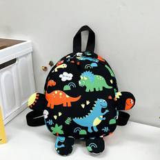 Black - Women School Bags Shein Cartoon Dinosaur Mini School Bag - Travel Outdoor