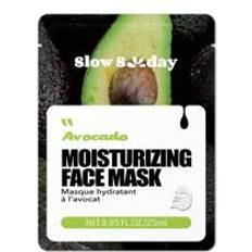 Shein SlowSunday 1PC Avocado Face Mask, Fresh Fruit Fusion Series,Hydrating, Moisturizing,Anti-aging,Brighting,Soothing,Korean Mask, For Woman,Men