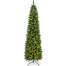 Christmas Trees Verymerry Aspen Slim Pencil Lit Christmas Tree