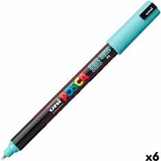 Posca Acrylic paint marker PC-1MR Turquoise Green 6 Units