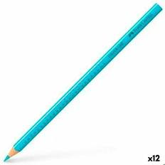 Turkoosi Kynät Faber-Castell Colouring pencils Colour Grip Turquoise 12 Units