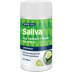 Saliva Sugetabletter Lime 100 Stk