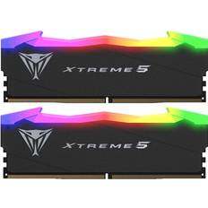 8000 MHz - CL38 - DDR5 Memorias RAM Patriot Viper Xtreme 5 RGB Black DDR5 8000MHz 2x24GB ECC (PVXR548G80C38K)