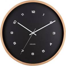 Noir Horloges murales Karlsson Bois Modesta Noir 41.6 cm Horloge murale