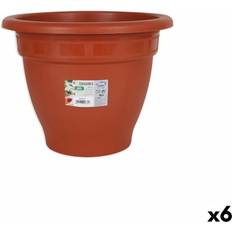 Dem Plant pot Squares Circular Brown