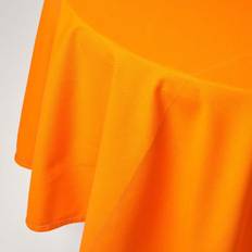 Cotton Tablecloths Homescapes Plain Cotton Round Tablecloth Orange