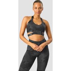 Klær ICANIWILL Ultimate Training Sports Bra Black Camo