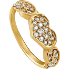 Nomination Guldpläterad Ringar Nomination Angel Sparkling Flying Heart Ring - Gold/Diamonds