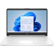 HP 8 GB - White Laptops HP 14-inch HD Touchscreen Laptop, Intel Celeron N4020, 8GB RAM, 64 GB Storage, Windows 11 Home, Thin & Portable, 4K Graphics, One Year of Microsoft 365, Snowflake White (HP Stream 14)