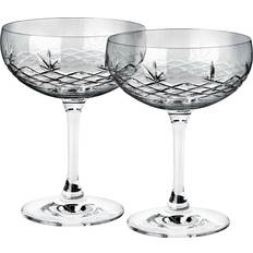 Frederik Bagger Champagneglas Frederik Bagger Sektgläser Crispy Gatsby Grau 2er-Set Sektglas 30cl 2Stk.