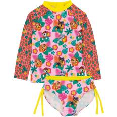 Polyester Maillots de bain Paw Patrol Girls Two-Piece Swimsuit - Vert/Rose/Multicolore