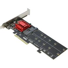 Tlily Dual NVMe to PCI-E 3.1 X8/X16