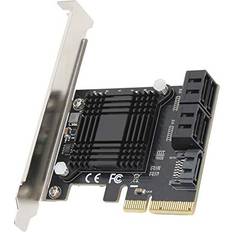 Controller Cards Sutinna PCIE SATA Card 5 Port PCIE to PCIE