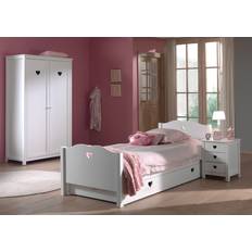 Vipack Amori European Single 3 Piece Bedroom Set