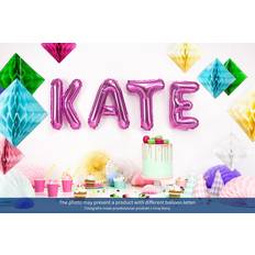 Festartikler PartyDeco Pink folie bogstav 'S' 35 cm