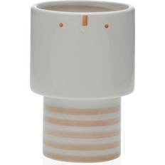 Versa Planter Face Beige Ceramic