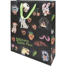 Festartikler Rico Design Paper Poetry Geschenktüte Airbrush 33x45x10cm schwarz