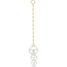Beige Øreringe Julie Sandlau Edna Ear Pendant - Gold/Pearls