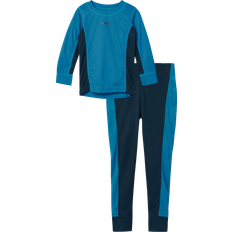 134/140 - Drenge Svedundertøj Craft Dry Baselayer Junior Farve: Whale/blaze, Størrelse: 122-128