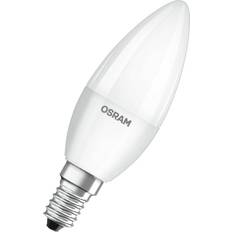 A - E14 Lámparas LED Bombilla led E14 de llama escarchada, 4,9 w, blanco frío. Bellalux