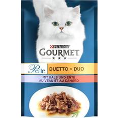 Purina gourmet perle duo kalb & ente sauce katzenfutter nass