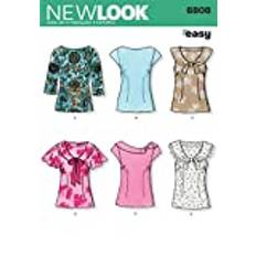 Needlework Patterns New Look Women's Top Sewing Pattern 6808