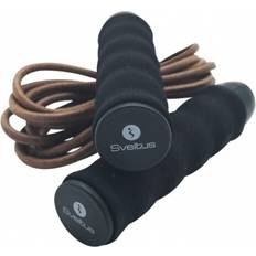 Bruna Träningshopprep Sveltus skipping rope with weights leather 3 meters