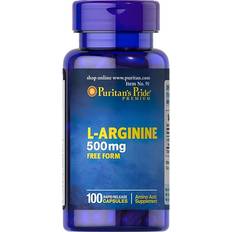 Puritan's Pride Vitaminer & Kosttilskud Puritan's Pride L-Arginin 500 mg 100 Kapsler 100 stk
