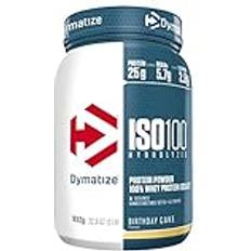 Dymatize Polvos de Proteína Dymatize ISO 100 Hydrolyzed Birthday Cake 932 g