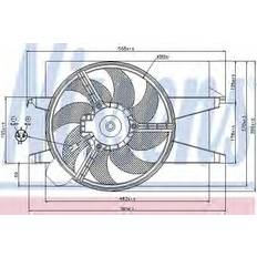 Radiateurs Nissens Car Fan radiator 85583