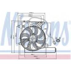 Termosifoni Nissens Car Fan radiator 85202