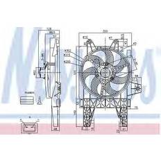 Termosifoni Nissens Car Fan radiator 85140