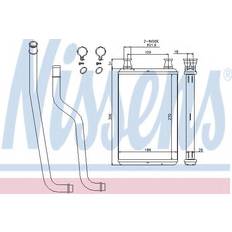 Radiateurs Nissens Radiateur De Chauffage Intérieur 70978