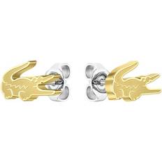 Lacoste Crocodile Earrings - Gold/Silver