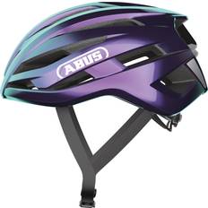 ABUS Rennradhelm StormChaser ACE leichter Fahrradhelm für Radrennen, Gravelbike-Touren und Cyclocross für Damen und Herren Größe L, Violett